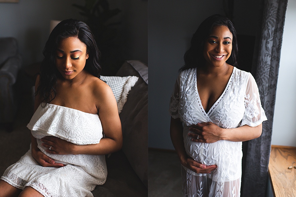 maternity pregnancy photography indoors